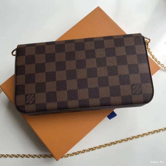 Pochette Felicie Bag Louis N63032 Damier Vuitton 0718